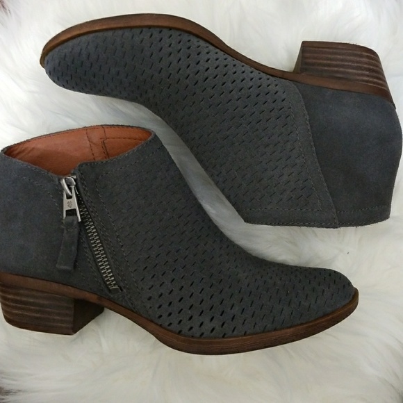 lucky brand brielley perforated bootie